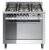 Kuchenki gazowo-elektryczne - Lofra MAXIMA 90 INOX MG96MF/CIS - miniaturka - grafika 1