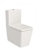 Kompakty WC - Roca A342536650 INSPIRA SQUARE Miska wc do kompaktu Rimless BTW o/podwójny 645 mm BEŻ - miniaturka - grafika 1