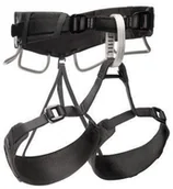 Sprzęt wspinaczkowy - Black Diamond Uprząż MOMENTUM 4S kolor czarny - miniaturka - grafika 1