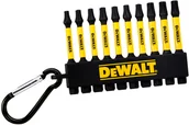 Nasadki do elektronarzędzi - DeWALT Zestaw 10 szt. końcówek udarowych " Extreme Flextorq do śrub Torx o długości 57mm w uchwycie z karabińczykiem, DeWalt [DT7275] DT7275-QZ - miniaturka - grafika 1