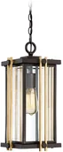 Lampy ogrodowe - Quoizel GOLDENROD QZ/GOLDENROD8/M lampa wisząca 1x100W E27 - miniaturka - grafika 1