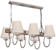 Lampy sufitowe - Luminex Lampa wisząca CARIN 6xE14/60W/230V szara (8699) - miniaturka - grafika 1