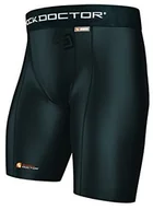 Akcesoria turystyczne - Shock Doctor shockdoctor torba męska na kompresji ochraniacz krocza Short z Cup bez Cup, czarny, XXL 220-BK-XXL - miniaturka - grafika 1