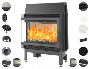 Kratki.pl Marek Bal Kominek powietrzny stalowy BLANKA lewy BS 11 kW 180 BLANKA/670/570/L/BS - Kominki wolnostojące Kratki.pl Marek Bal Kominek powietrzny stalowy BLANKA lewy BS 11 kW 180 BLANKA/670/570/L/BS - Kominki wolnostojące - miniaturka - grafika 3