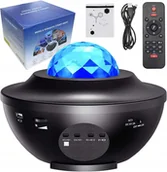 Projektory dla dzieci - Projektor Gwiazd Star Lampka Nocna Led Usb Prezent - miniaturka - grafika 1