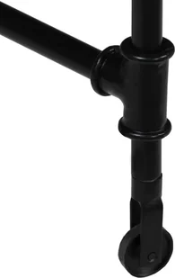 vidaXL Biurko  Sekretarzyk z litego drewna mango i stali 110 x 50 x 96 cm 244947 - Biurka - miniaturka - grafika 8