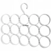 Wieszaki do szafy - WIESZAK ORGANIZER NA APASZKI SZALE KRAWATY - miniaturka - grafika 1