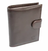 Portfele - Żako Portfel Skórzany (PL) Skóra Licowa Duży Pionowy Z Zapięciem Dwa Skrzydełka Zapinka Wewnątrz - miniaturka - grafika 1