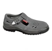 Obuwie robocze - LAHTI PRO Sandały robocze zamszowe szare S1 SRC rozmiar 41 L3060141 LPL3060141 - miniaturka - grafika 1