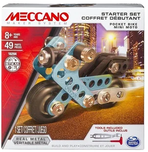 Spin Master SPIN MECCANO ZESTAW DLA POCZĄTKUJĄCYCH MINI MOTO 778988138428 - Klocki - miniaturka - grafika 2