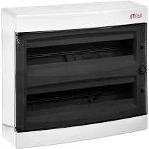 ETI POLAM Rozdzielnica modułowa 2x18 natynkowa transparentna IP40 ECT 2X18PT-s DIDO 001101085 001101085 - Rozdzielnie elektryczne - miniaturka - grafika 2