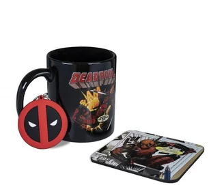 Pyramid International Pyramid International, Zestaw: kubek, podkładka i brelok do kluczy, Deadpool - Miseczki i talerzyki dla dzieci - miniaturka - grafika 2