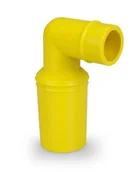 Filtry wentylacyjne i uzdatniacze - TROTEC Króciec katowy Vquick gumowy do weza 38 mm - miniaturka - grafika 1