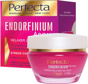 Perfecta Endorfinium Stress control Relaxer zmarszczek krem na noc 010212650 - Kremy do twarzy - miniaturka - grafika 2