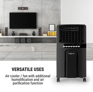 OneConcept Baltic Black schładzacz powietrza wentylator 65 W400 m/godz. pilot ACO-Baltic Black - Klimatory - miniaturka - grafika 2