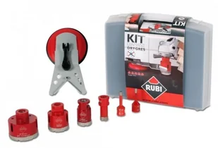 Zestaw 6 koronek na sucho Rubi Drygres +prowadnica - Otwornice - miniaturka - grafika 4
