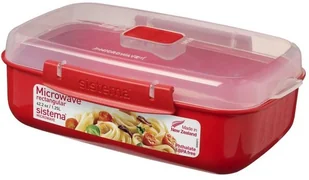 Pojemnik do żywności Sistema - Brytfanka 1.25L Rectangular Microwave - Pojemniki kuchenne - miniaturka - grafika 10