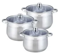 Klausberg Garnki duże KLAUSBERG KB-7178, zestaw, 3 elementy - Zestawy garnków i patelni - miniaturka - grafika 3