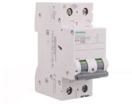 Bezpieczniki elektryczne - Siemens Wyłącznik nadprądowy 2P B 10A 6kA AC 5SL6210-6 - miniaturka - grafika 1