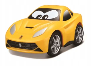 Bburago Junior Ferrari F12 Żółty 3,5" 85000 - Samochody i pojazdy dla dzieci - miniaturka - grafika 3