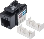 Wtyczki i adaptery - Intellinet Network Solutions Moduł Keystone CAT.6, UTP, Wtyk RJ-45, zaciskany, czarny (210720) - miniaturka - grafika 1