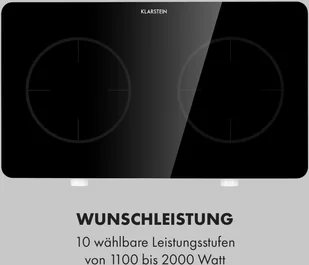 Płyta elektryczna Klarstein CP8-FutureChef-BK - Płyty elektryczne - miniaturka - grafika 6