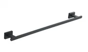 Akcesoria łazienkowe - Rea Wieszak łazienkowy jedno ramienny na ręczniki czarny OSTE 01 80034 - miniaturka - grafika 1