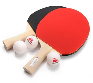 Meteor Zestaw do tenisa stołowego 2 rakietki i 3 piłeczki 15029 - Tenis stołowy - miniaturka - grafika 2