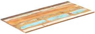 vidaXL Prostokątny blat stołowy, 60x120 cm, 15-16 mm, drewno z odzysku vidaXL - Blaty meblowe i parapety okienne - miniaturka - grafika 2