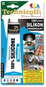 Kleje i inne preparaty budowlane - Tytan Technicqll silikonowy uniwersalny bezbarwny 70 ml - miniaturka - grafika 1