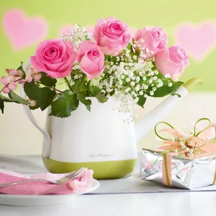 LECHUZA Konewka Lechuza YULA biało-złoto perłowy YULA KONEWKA BIA-ZŁO - Konewki - miniaturka - grafika 3