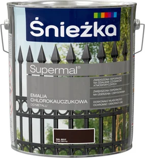 Śnieżka Emalia do metalu CHLOROKAUCZUKOWA SUPERMAL - Emalie - miniaturka - grafika 12