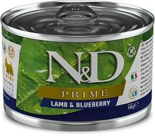 Farmina N&D Prime dog lamb & blueberry mini 140 g - Mokra karma dla psów - miniaturka - grafika 2