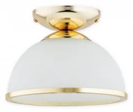 Lampy sufitowe - Lemir Freja mały zwis 1 pł. z ramką (@19,5) / złoty O3133 W1 ZL - miniaturka - grafika 1