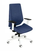 Fotele i krzesła biurowe - Grospol Moon White fotel obrotowy - miniaturka - grafika 1