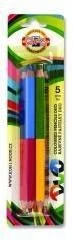 Koh-I-Noor Kredki Jumbo Duo 10 kolorów - Kredki, ołówki, pastele i pisaki - miniaturka - grafika 2
