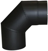 Kominy i akcesoria - Kamino-Flam Bogen 90 stopni Senotherm czarny 2 MM lub drzwi 150 MM 331836 - miniaturka - grafika 1