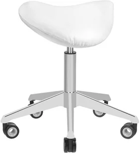 AZZURRO Taboret kosmetyczny azzurro 010s biały P123399 - Krzesła i taborety kosmetyczne - miniaturka - grafika 2