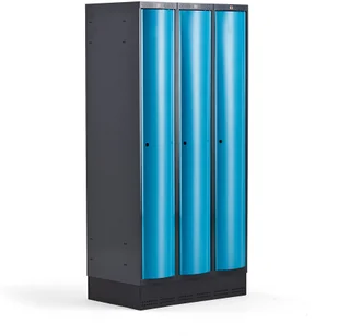 AJ Produkty Metalowa szafa ubraniowa na cokole - Szafki BHP - miniaturka - grafika 17