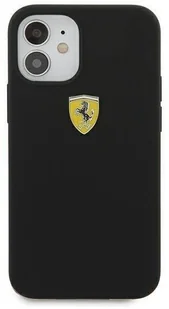 Ferrari FESSIHCP12SBK iPhone 12 mini 5,4" czarny/black hardcase On Track Silicone hurtel-65648-0 - Etui i futerały do telefonów - miniaturka - grafika 3