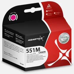 Asarto Tusz AS-C551M magenta zamiennik Canon CLI-551M AS-C551M - Tusze zamienniki - miniaturka - grafika 2