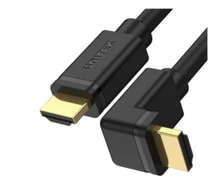 Unitek Kabel kątowy 90° HDMI 2.0 HDMI 4k/60Hz 3m - Kable komputerowe i do monitorów - miniaturka - grafika 2
