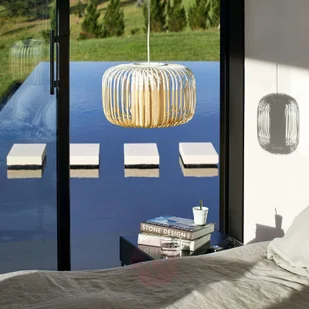 Forestier Forestier Bamboo Light S lampa wisząca 35 cm biała - Lampy sufitowe - miniaturka - grafika 4