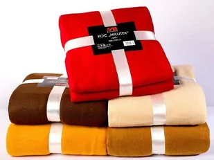 Euromat Koc Polarowy Milutek Czerwony 38714 - Koce - miniaturka - grafika 2