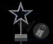 Oświetlenie świąteczne - Nexos Gwiazdka dekoracyjna 20 LED chłodna biel - miniaturka - grafika 1