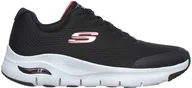 Sneakersy męskie - Skechers "Skchers Arch Fit Męskie Czarne (232040-BKRD)" 232040-BKRD - miniaturka - grafika 1