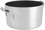 Rondle - Rondel pentole agnelli Platinum wysoka wykonana z aluminium, z 2 uchwytami ze stali nierdzewnej, srebrny, 40 litrów ALSA104S40 - miniaturka - grafika 1