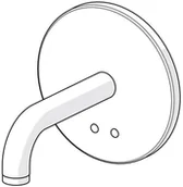 Baterie podtynkowe - Oras Electra Bateria umywalkowa bezdotykowa podtynkowa chrom 6610CZ - miniaturka - grafika 1