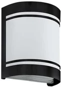 Lampy ogrodowe - Eglo Cerno 99565 kinkiet lampa ścienna zewnętrzna IP44 1x40W E27 biały/czarny - miniaturka - grafika 1