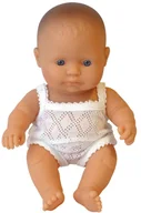 Lalki dla dziewczynek - Miniland Lalka Europejczyk (chłopiec) 21cm - miniaturka - grafika 1